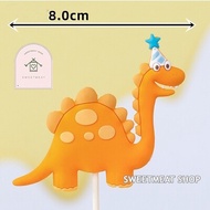 ตุ๊กตาไดโนเสาร์ ป้ายHBD ตรีมไดโนเสาร์ แต่งเค้ก เค้กวันเกิด