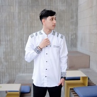 PAY AT HOME Shirt Men's Long Sleeve White Shirt El Rumikoko Batik Combinationkoko H2B9