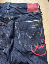 Fragment Design Levi’s Fenom red 紅電 2008 08AW 360 360M denim jeans jean fragmentdesign Levi Levis re