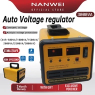 NANWEI AVR Automatic Voltage Regulator 3000watts SVR-3000VA/2500VA/2000VA/1500VA Servo Type AVR Time