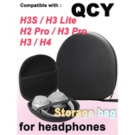 For QCY H3S / H3 Pro / H3 Lite / H3 / H4 / H2 Pro Portable Headset Travel Case Shockproof Hard Shell