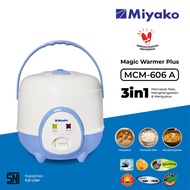 Miyako MCM606A Magic Com Mini Rice Cooker 0.6 Liter 3in1 350 Watt MCM-606A Travel Size Rice Cooker E