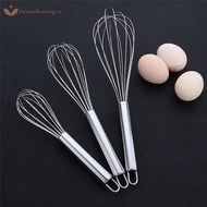 thewoodfameing (8/10/12 Inches) New Stainless Steel Egg Beater Hand Whisk Mixer Kitchen Tools EN