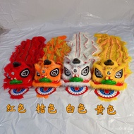 ZZChildren's Lion Dance Lion's Head Dance Lion Head Lion Dance Suit Children's Toy Lion Dance Props Set South Lion Head