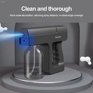 ♀☏Electric UV Nano Disinfection Sprayer Gun Wireless USB Blue Light Nano Steam Spray Gun Handheld Sanitizer Atomizer