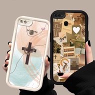 MK-74 Jesus Soft Silicone Casing for OPPO A7 F7 A12s A12 F9 A5S Realme 2 Pro