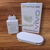 VIVO 66W Fast Charging Charger Original 100% VIVO V25 V25E V27 V27E T1 PRO 5G Type C Flash Charging 