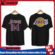 YM NBA LAKERS BASKETBALL T-Shirt NBA LAKERS BASKETBALL Distro T-Shirt Men's and Women's T-Shirt/ Men