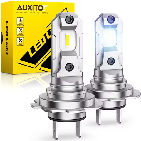 AUXITO H7 LED Headlight Bulb 360 H7 LED Light Canbus Fanless for Mercedes Benz w204 w203 w211 c180 w