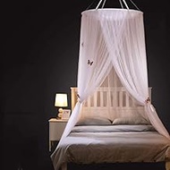 Bed Canopy Suspended ceiling mosquito net Dome Mosquito Net Princess Mosquito Net Romantic Round Mosquito Net for Single To King Size Beds Hammocks Cribs
