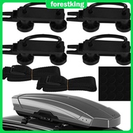Roof Box Mounting Fitting Kit Heavy Duty Roof Box U-Bolt Clamp Kit Universal Roof Rack Bracket Kit S
