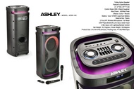 Speaker Portable ASHLEY JOSS102 - Ashley Potable JOSS 102 double 10inchi woofer