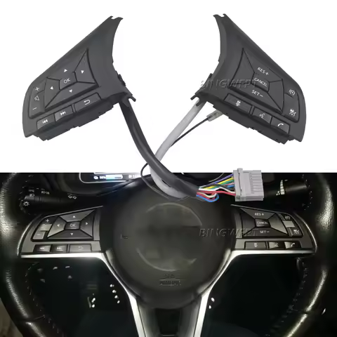 Multifunction Steering Wheel Buttons Audio Cruise Control Switch Buttons For Nissan Note Epower 2018