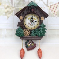 New Handcrafted Wood Cuckoo Clock House Tree Style Wall Clock Vintage Home Decor