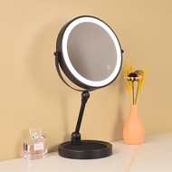 Amplifying Folding LED Light Makeup Mirror Double-sided