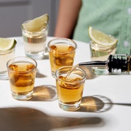 Gelas Sloki Kaca One Shot 25ml Liquor Tequila Cocktail Sopi Cap Tikus Arak Bali Mini Glass Shooter B