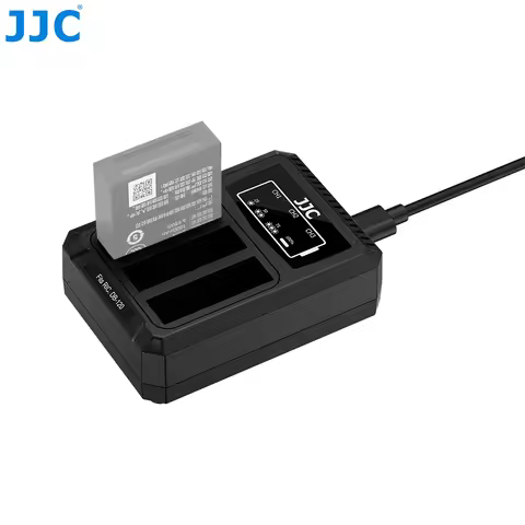 JJC USB Type C Camera Battery Charger for Ricoh GRIV GR IV Ricoh GR4 Battery Charger Ricoh DB-120 Fo