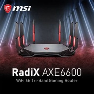 (全新現貨)2023最新RadiX AXE6600 WiFi 6E Tri-Band Gaming Router 3年保養