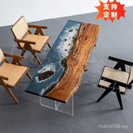 Stream Dining Table Study Table River Ocean Coffee Table Boss Office Epoxy Resin Tea Table Large Bos