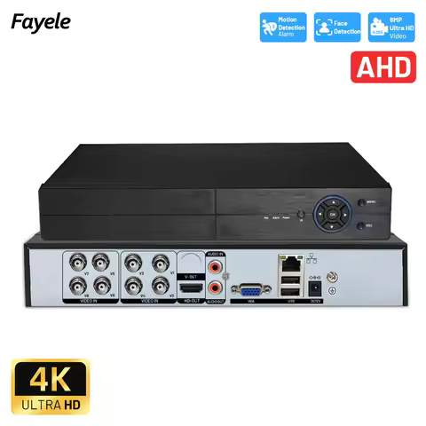 8CH 4K 8MN DVR AHD CVI TVI CVBS 4in1 8MP HD Analog Digital Video Recorder Closed CCTV Security Camer
