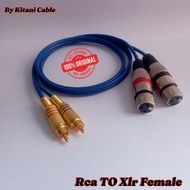 RCA to Dual Xlr Female Cable 1 Set RCA to Canon Jack Audio Cable