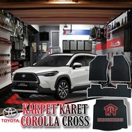 COROLLA CROSS CAR RUBBER CARPET FULLSET TO TRUNK