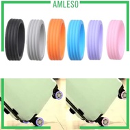[Amleso] 8x Luggage Wheels Covers Soft and Elastic Heavy Duty Wheels Protection Luggage Suitcase Wheels Cover Luggage Accessories