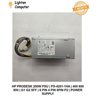 【USED】 HP PRODESK 200W PSU | PS-4201-1HA / PS-4201-2HF | 400 600 800 | G1 G2 SFF | 6 PIN 4 PIN 6PIN 