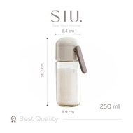 SIU. Kumo Salt & Pepper Sprinkle Spray Glass Bottle - Botol Kaca Penyimpanan Bumbu Garam Lada Bubuk 