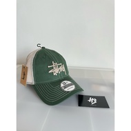 STÜSSY NEW ERA 9TWENTY BASIC TRUCKER GREEN