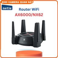 WiFi 6 Router, Dual Band Wifi 6 Router AX6000 Mbps NETIS Model NX62,24 months - camera warehouse