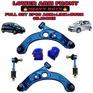 EL HEAVY DUTY  PERODUA VIVA ALL LOWER ARM FRONT FULL SET + STABILIZER LINK + BUSH SILICONE SUSPENSIO