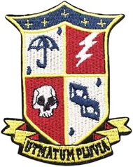 Umbrella Academy Ut Malum Pluvia Crest Emblem Logo School Comic TV Show 3.6" Iron On Embroidered The