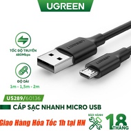 Micro USB charging cable length 0.5m 1m 1.5m 2m 3m Ugreen 60135 60136 60137 60138 60827 - Genuine Pr