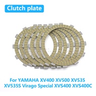 Yamaha Motorcycle Clutch Plate Friction Disc Kit for Xv400 Xv500 Xv535 Xv535s Virago Special Xvs400 