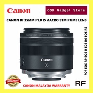 Canon RF 35MM F1.8 IS MACRO STM Prime Lens For Canon RF Mount Mirrorless Camera (1 Year Canon Malaysia Warranty)