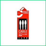 ◹ ▩ ⚠ ORIGINAL CORN 3 IN 1 CABLE | X3014