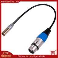 REXLIS 1FT Mini XLR Male to XLR Female Adapter Cable, 3-Pin Mini XLR to XLR Video Cable, for BMPCC 4