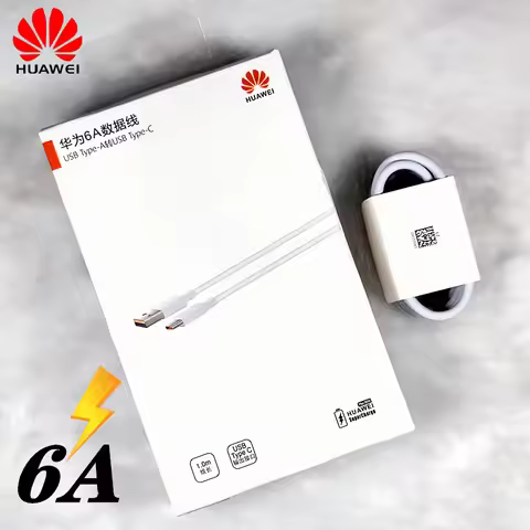 6A Cable Huawei Original 66W Supercharge Type C cable For Huawei P50 P30 mate40 Pro Nova8 SE P20 P30