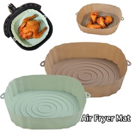 1Pc Multifunctional Silicone Air Fryers Oven Baking Tray Pizza Fried Chicken Airfryer Silicone Basket Reusable Airfryer Pan Liner Accessories