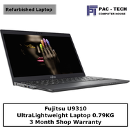 [Refurbished] Fujitsu U9310 Ultra Lightweight Laptop 0.79KG 15.5mm Thick | i7-10th Gen | 16GB RAM | 512GB SSSD | 13.3" FHD | Windows 11 Pro | 6 Month Shop Warranty