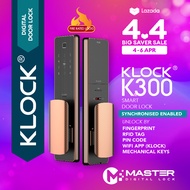 2021 LATEST KLOCK K300 WIFI DIGITAL DOOR LOCK WITH INSTALLATION (BY SAMSUNG CERTIFIED INSTALLER)