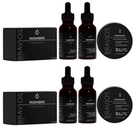 BRAVIOS for Men (Simpatiko - beardado serum, hugasero soap, pomade pormado water based -wax based)