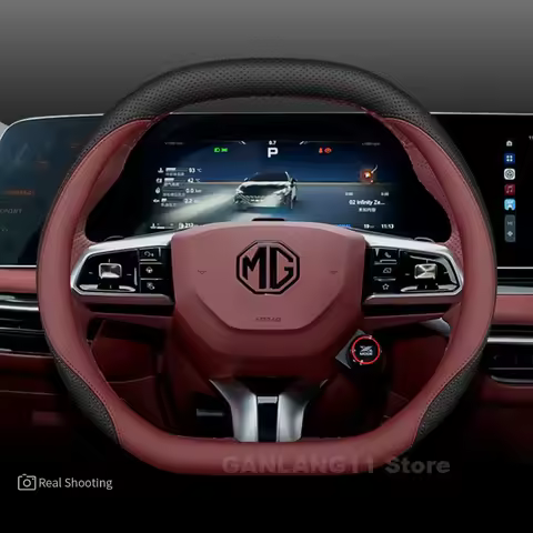 Leather Car Steering Wheel Cover For ALL New MG4 EV Mulan MG ONE 2024 2025 Auto Steering Wheel MG4 E