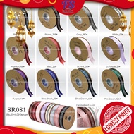 Ribbon Satin/Riben Gift Box/Riben Murah/Ribbon Love You/Riben Cantik/Ribbon Bouquet/Riben Hantaran/S