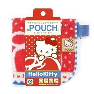Sanrio - (紅色Hello Kitty蘋果) 日本超人氣卡通多用途 雨遮/水樽毛巾套