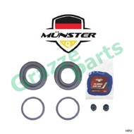 Münster Disc Brake Caliper Repair Kit Rear for 01473-T8M-G00X - Honda HRV RU RV 1.5 1.6 SUV 2015-202