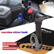 Chekis for YAMAHA XMAX300 V3 V2 V1 XMAX250 Modified rearview mirror hook luggage takeout and beverag