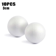 10PCS Styrofoam Ball Bola Gabus Bola Gabus Styrofoam Diameter 3cm