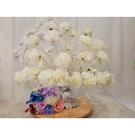 BUNGA TELUR pastel color khawin bunga pahar pelamin  (50pcs)